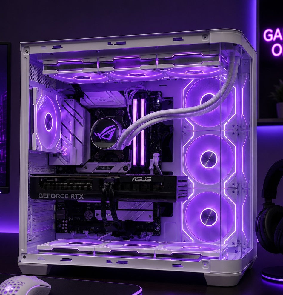 Ryzen 7 7800X3D | RTX 5070 | 32GB Full White Gaming PC