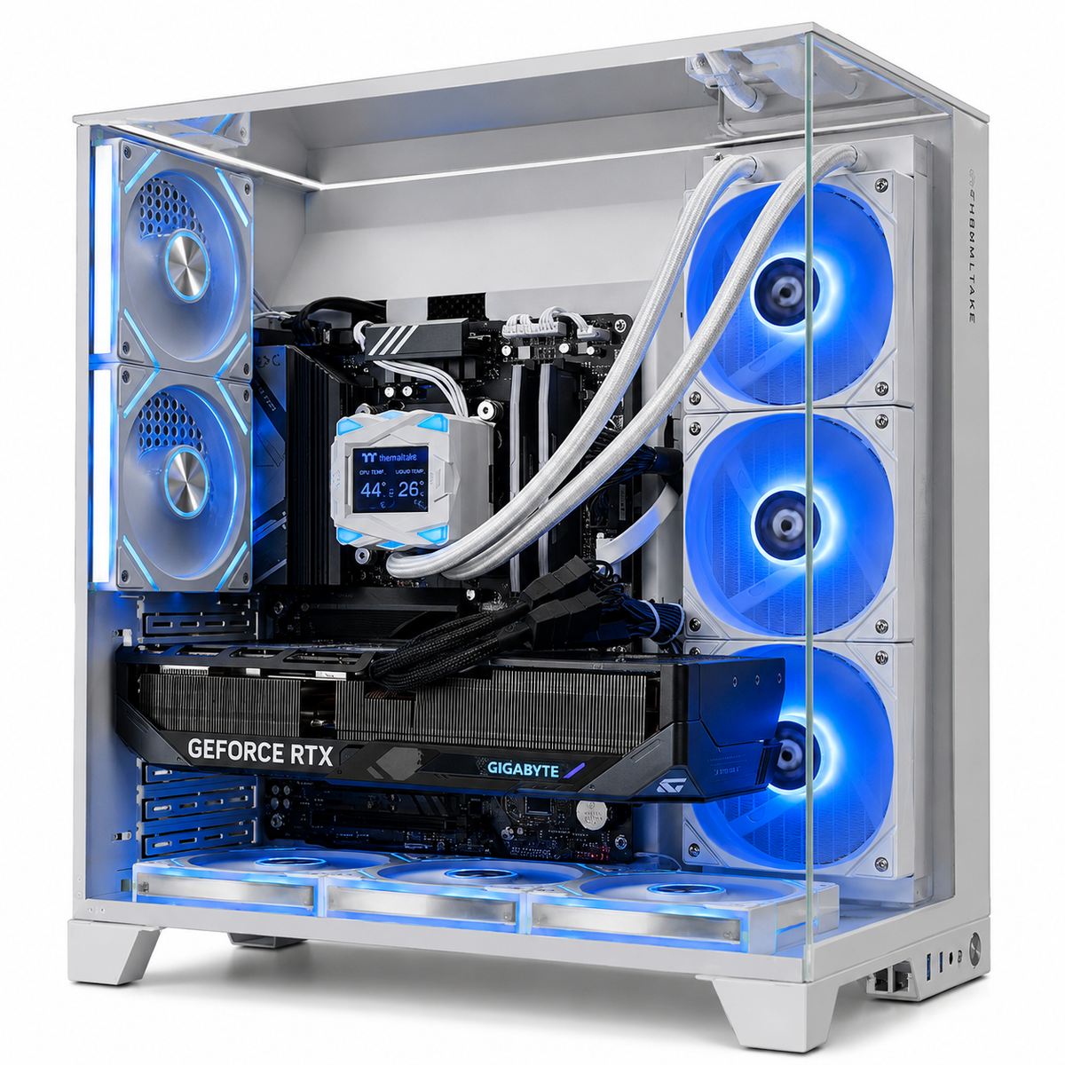 Ryzen 7 7800X3D | RTX 5070 | 32GB Full White Gaming PC – NorthZero PCs